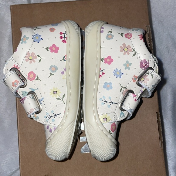 NWT NATURINO COCOON VL Leather first step shoes with flowers in White - Picture 13 of 15